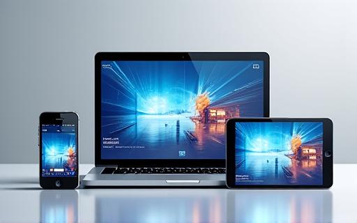 Campagna pubblicitaria digitale mostrata su più dispositivi